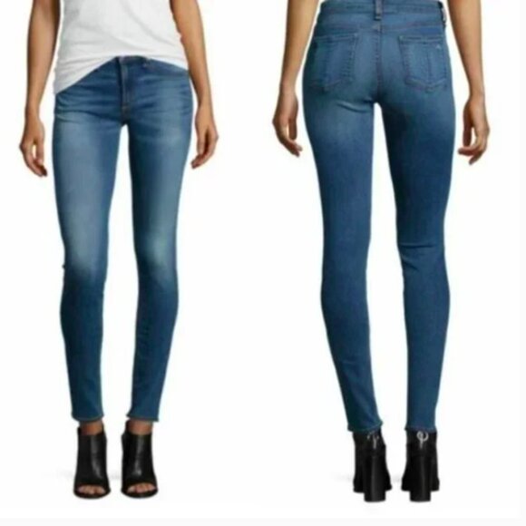 Rag & Bone Women Blue 9 High Rise Skinny Leggings Jeans Size 25 - Picture 1 of 11